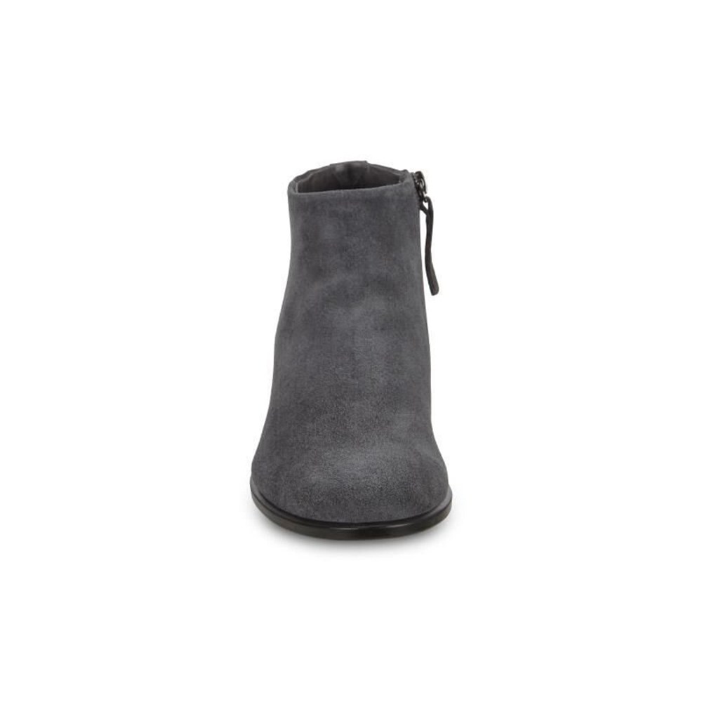 ECCO Womens Boots Dark Grey - Shape 55 Western - NRK-123954